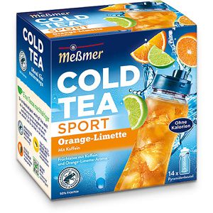 Produktbild für Tee Meßmer Cold Tea Sport Orange-Limette