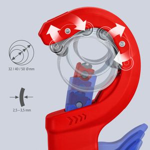 Produktbild für Rohrabschneider Knipex DPT50, 90 23 02 BK