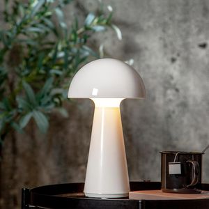 Produktbild für Tischlampe McShine Mushroom, weiß mit LED