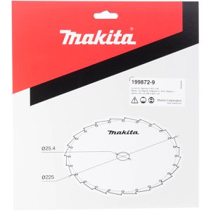 Produktbild für Schlagmesser Makita 199872-9, Meißelzahn-Sägeblatt, 24-Zahn