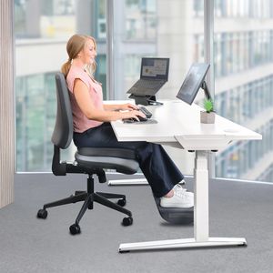 Produktbild für Orthopädisches-Sitzkissen Fellowes Breyta, 100119850, schwarz