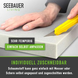 Produktbild für Schaumstoff Seebauer-Living Medium RG 35/40, mittelfest
