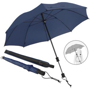 Produktbild für Regenschirm Euroschirm Swing handsfree, marine, sturmfest