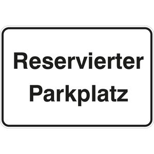 Parkplatzschild SafetyMarking aus Aluminium