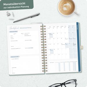 Produktbild für Lehrerkalender Häfft Green Canvas, Schuljahr 2026/2027