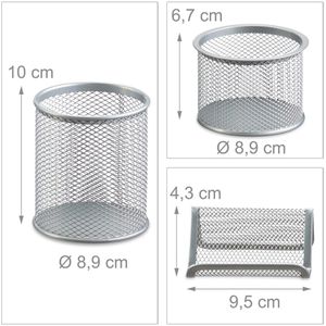 Produktbild für Schreibtischset Relaxdays 10022499-55