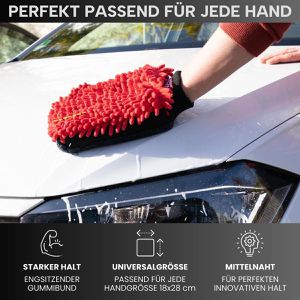 Produktbild für Auto-Waschhandschuh IVALITY 3in1