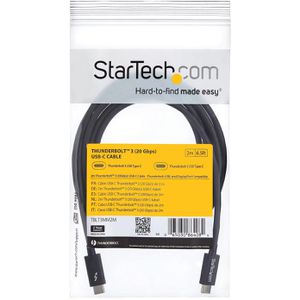 Produktbild für USB-Kabel StarTech TBLT3MM2M, USB-C 3.2, 2 m