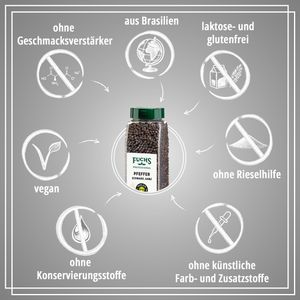 Produktbild für Pfeffer Fuchs-Professional Belem Pfeffer, ganze Körner schwarz