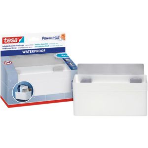 Produktbild für Duschablage Tesa Powerstrips Waterproof 59711 weiß