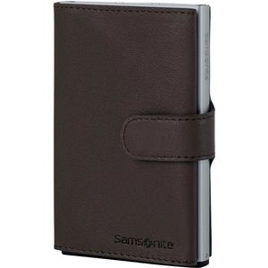 Kreditkartenetui Samsonite Alu Fit Slide-Up Wallet, Echt Leder