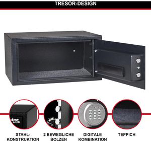 Produktbild für Tresor Master-Lock X075ML, schwarz