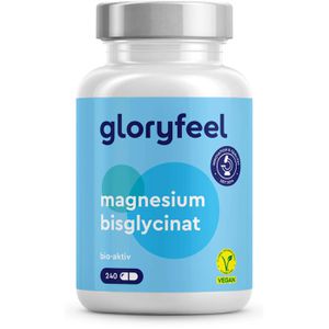 Magnesium gloryfeel Bisglycinat, 240 Kapseln