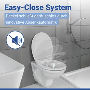 Produktbild für WC-Sitz Wenko Samos 21903100, oval, aus Duroplast
