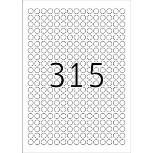 Produktbild für Universaletiketten Herma 4385, weiß