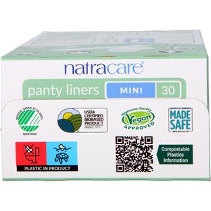 Produktbild für Slipeinlagen natracare panty liners Mini
