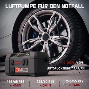Produktbild für Starthilfegerät Lokithor AW401, 5 in 1, 12 V