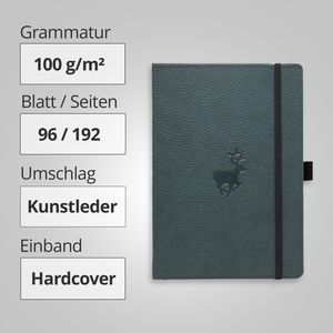 Produktbild für Notizbuch Dingbats D5023G Wildlife, Kunstleder Hardcover