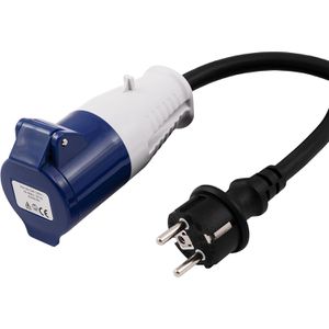 Produktbild für CEE-Adapter McPower 1300517, Länge 1,5 m