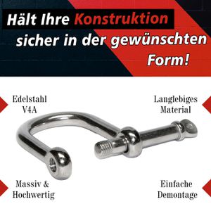 Produktbild für Schäkel PRIOstahl 553, 1200kg