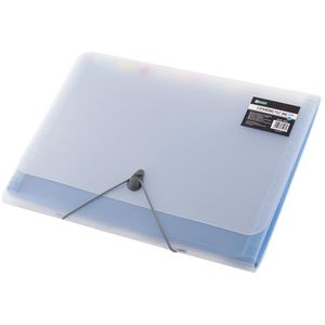 Produktbild für Fächermappe D.RECT 5540, A4, blau / transparent