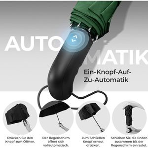 Produktbild für Regenschirm Wilford&amp;Sons grün, sturmfest
