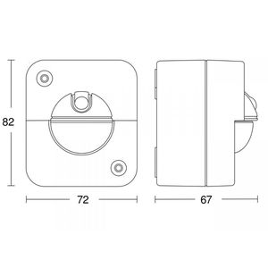 Produktbild für Bewegungsmelder Steinel IR 180 AP easy PIR