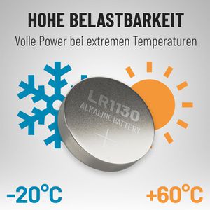 Produktbild für Knopfzelle Absina LR54 / LR1130 / AG10