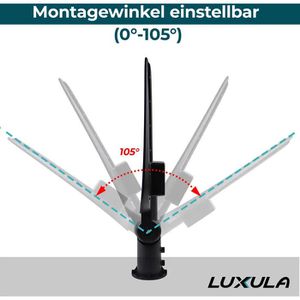 Produktbild für LED-Außenstrahler Luxula LXSL1505000, IP65 wasserdicht