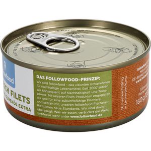 Produktbild für Fischkonserve followfood Thunfisch-Filets