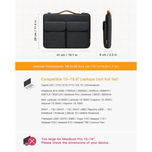 Produktbild für Laptoptasche Inateck LB03008-15, schwarz