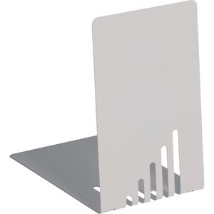 Produktbild für Buchstütze Wedo 1021037, schmal, lichtgrau