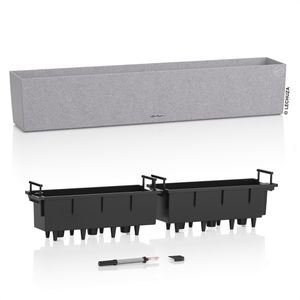 Produktbild für Blumenkasten Lechuza BALCONERA Stone 100,steingrau