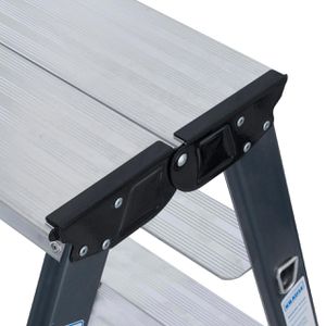 Produktbild für Stehleiter Krause Monto Sepro D, 125804, beidseitig begehbar