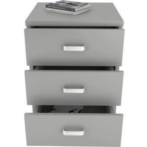 Produktbild für Rollcontainer VCM Tobila 917045, aus Holz, grau