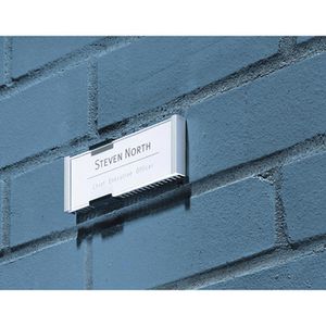 Produktbild für Türschild Durable 4800-23, Info Sign, silber