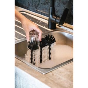 Produktbild für Gläserspülbürste Böttcher-AG Premium, schwarz-weiß
