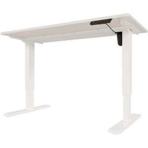 Produktbild für Schreibtisch Bisley E-StarterTech, lichtgrau / weiß