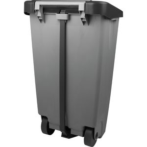 Produktbild für Mülleimer Helit H2405595, the step chief, grau