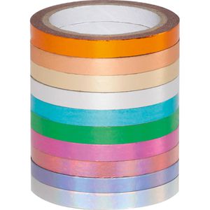 Produktbild für Washi-Tape Folia 26437 Hotfoil, Glanzeffekt, farbig sortiert