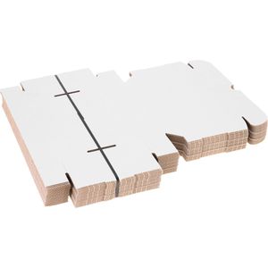 Produktbild für Maxibriefkarton Smartboxpro weiß, für DIN A6