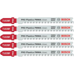 Stichsägeblätter Bosch PRO Plastics PMMA clean T102BF