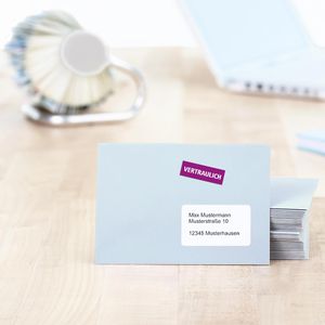 Produktbild für Hinweisetiketten Herma 15037, Vertraulich
