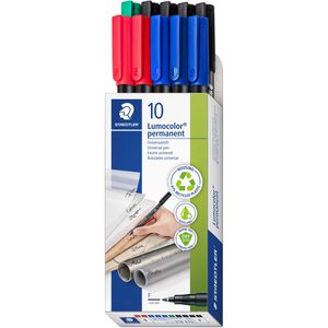 Permanentmarker Staedtler Lumocolor 318 B10