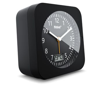 Produktbild für Wecker Mebus 25609 schwarz, analog