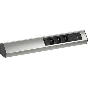 Tischsteckdose Bachmann Casia 2, mit 2 m Schuko Kabel