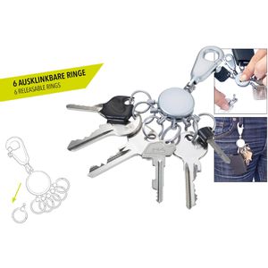 Produktbild für Schlüsselanhänger TROIKA Patent KYR60/MC