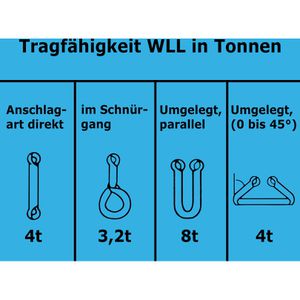 Produktbild für Hebeband Feldtmann 84546-2M, TECTOR
