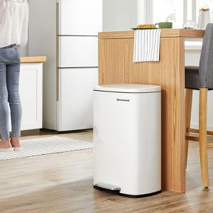 Produktbild für Mülleimer Songmics LTB101W01, weiß