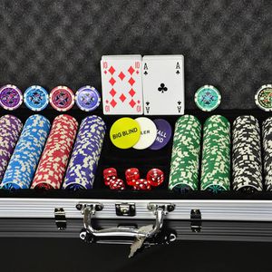 Produktbild für Pokerkoffer Nexos FP32509, Laser-Chips mit Wertaufdruck